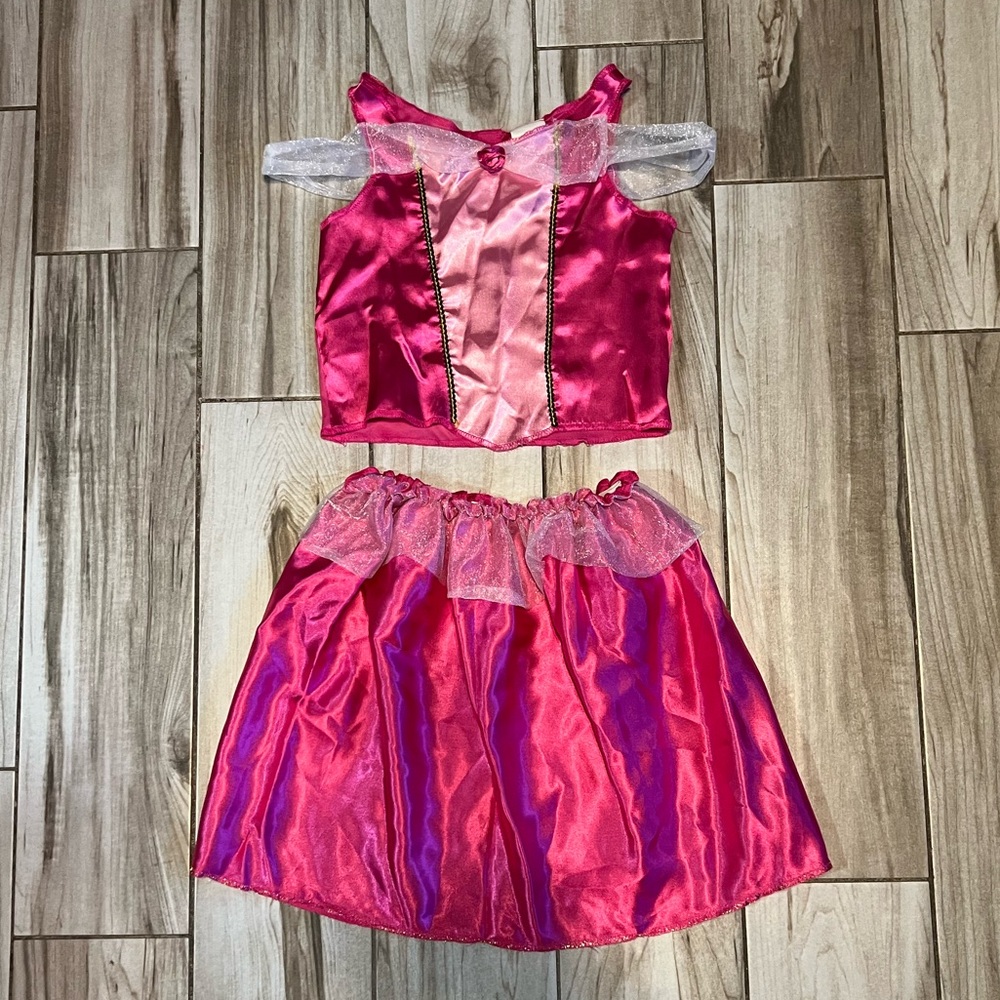 Disney Fuchsia and Silver Dance Costume for Kids